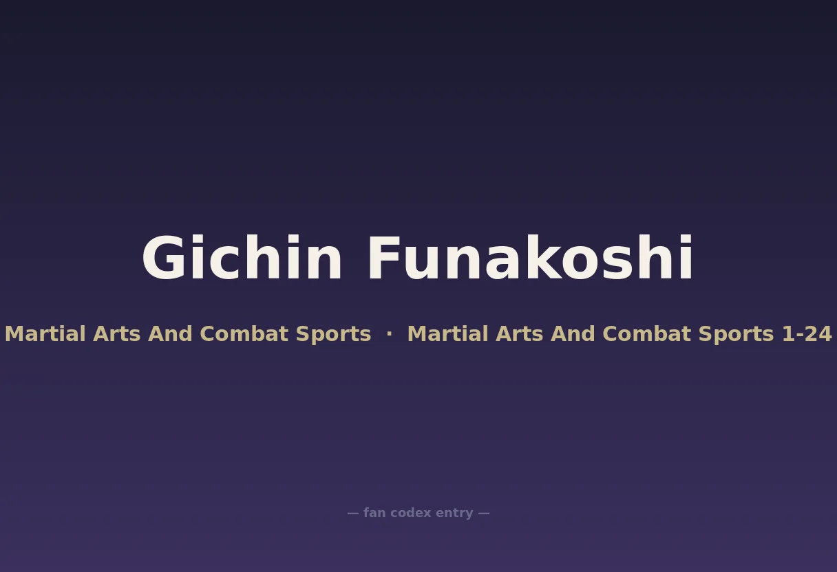 Gichin Funakoshi
