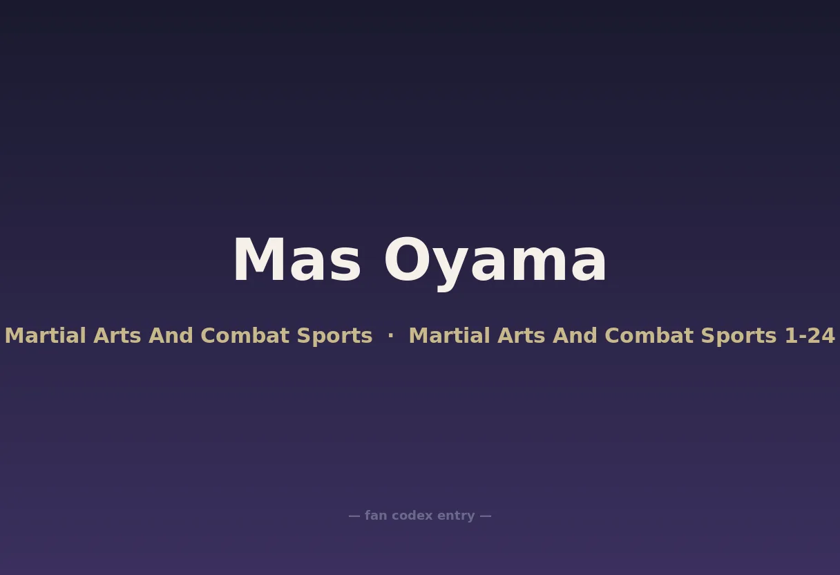 Mas Oyama